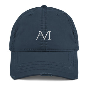 F-FIVE AVI Logo Distressed Dad Hat (3 colors)