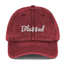 Load image into Gallery viewer, Ble$$ed F-FIVE Vintage Cotton Twill Dad Hat (4 colors)
